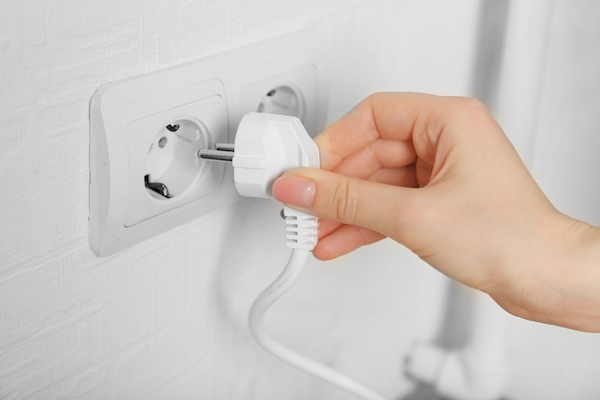 Unplug unused electronics to cool down