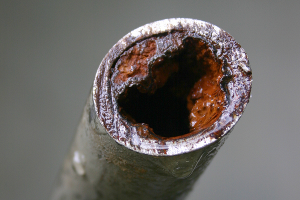 clogged pipe