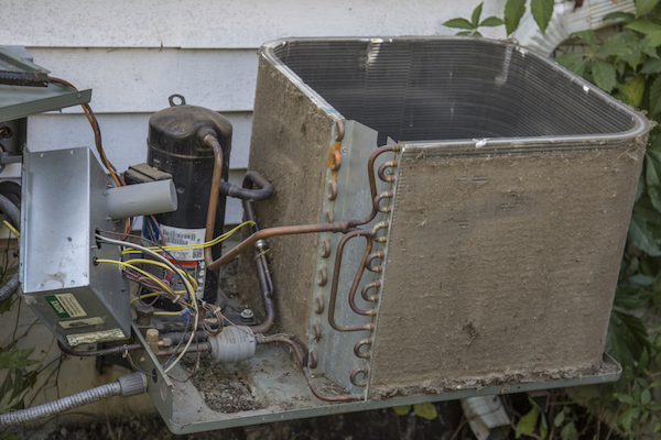 Dirty AC condenser