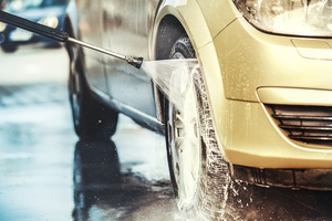 Going to a car wash instead of washing your car yourself will help lower your water bill